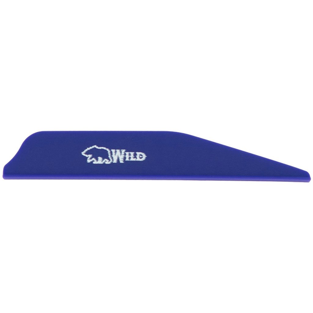Bohning Wild Vanes 3 in. Blue 100 pk.