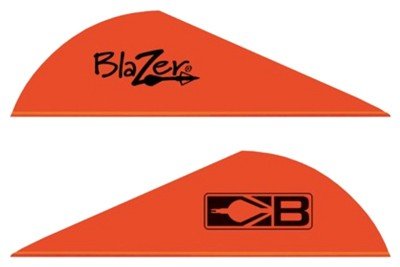 BOHNING BLAZER VANES - 2" SOLID NEON RED 36PK