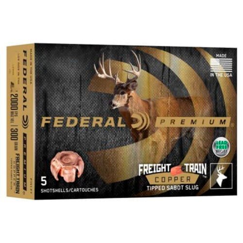 1102397_1.jpg Federal Premium Freight Train Copper Sabot Slugs 12 ga. 3 in. 300 gr. 5 rd.