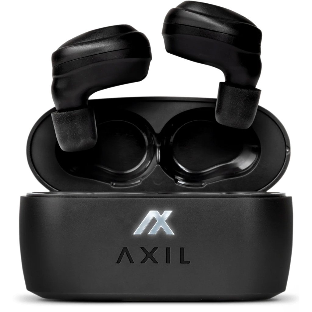 Axil XCOR Wireless Tactical Earbuds w/ Touch Controls & Bluetooth Black