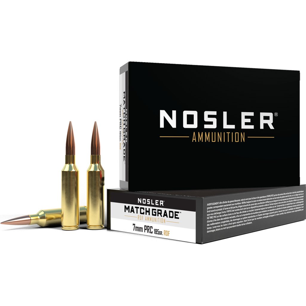 1102625_1 Nosler Match Grade Rifle Ammunition 7mm PRC 185 gr. 20 rd.