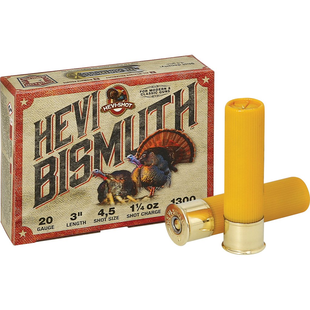 1102697_2.jpg Hevi-Shot Hevi Bismuth Turkey Load 20 ga. 3 in. 1 1/4 oz. 4 & 5 Shot 5 rd.