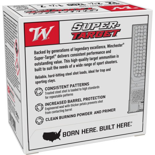 1102745_2.jpg Winchester Super Target Steel Load 12 ga. 2 3/4 in. 1 1/8 oz. 7.5 Shot 25 rd.
