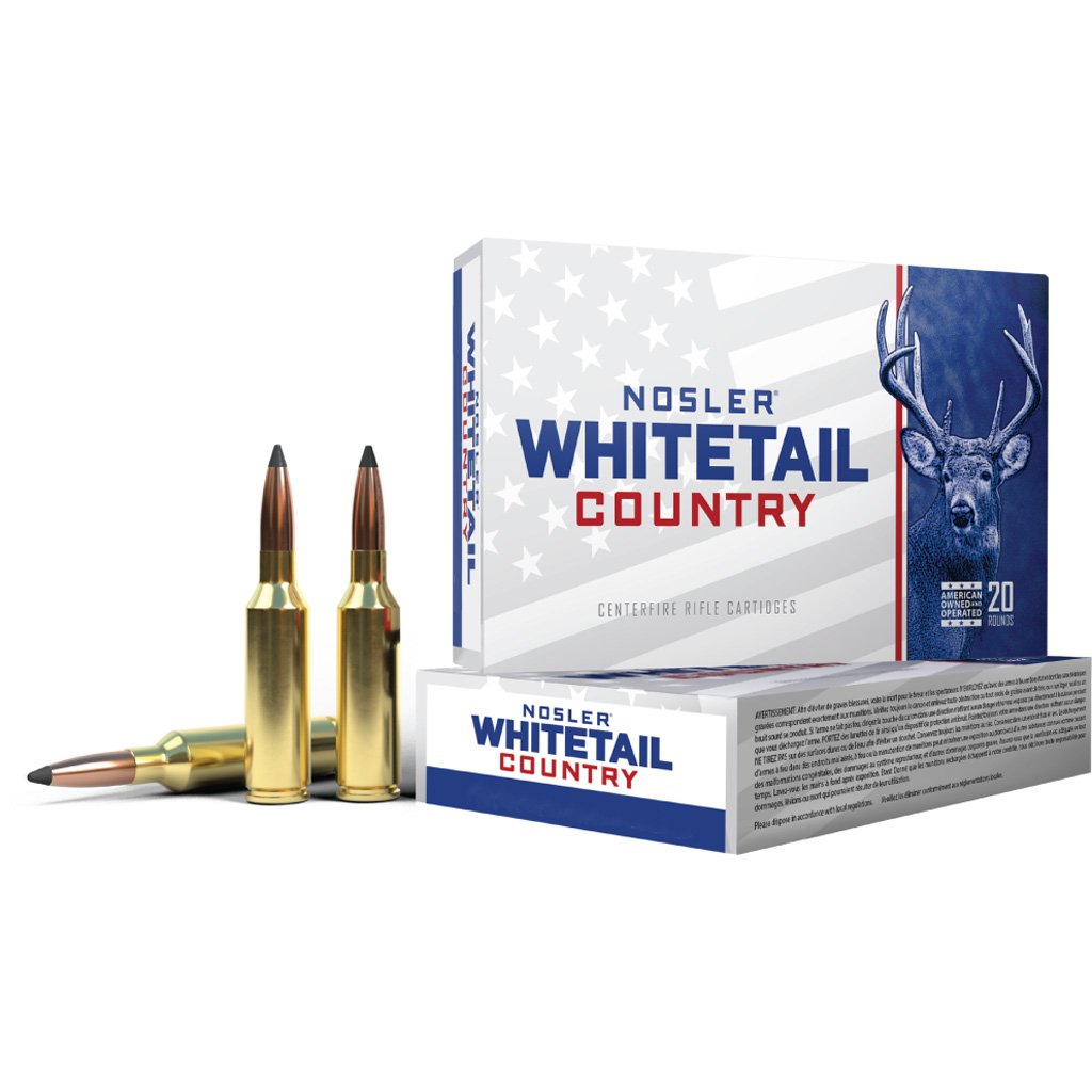 1102880_1.jpg Nosler Whitetail Country Rifle Ammo 30-06 Sprg 150 gr. SB SP 20 rd.