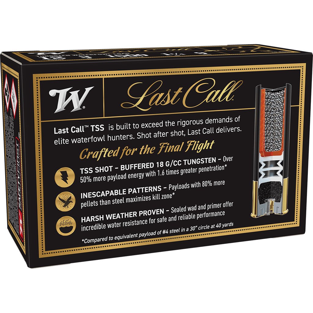Winchester Last Call Double Shot Ammo 12 ga. 3 in. 1 1/4 oz 2.5 & 9 TSS 25 rd.