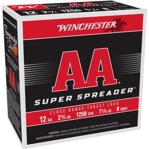 1102914_1.jpg Winchester AA Super Spreader Load 12 ga. 2 3/4 in. 1 1/8 oz. 8 Shot 25 rd.