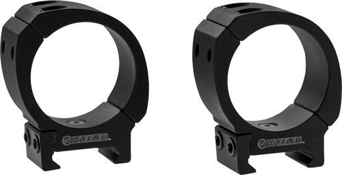 WHEELER SPORTER WEAVER/PIC - SCOPE RINGS 1" MED MT BLACK