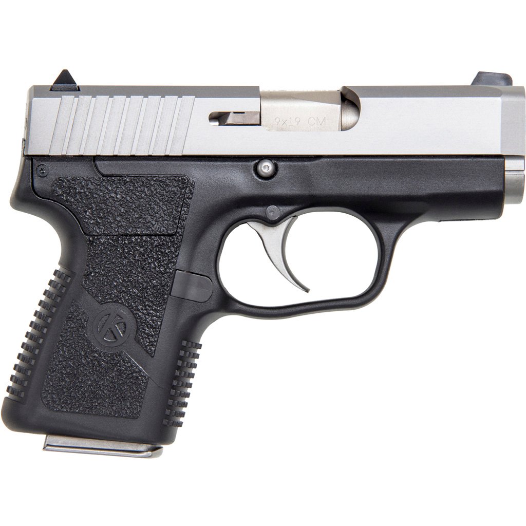 1204071_2.jpg Kahr CM9 Pistol with Night Sights 9mm 3.1 in. Two Tone Black and Stainless 6 rd.