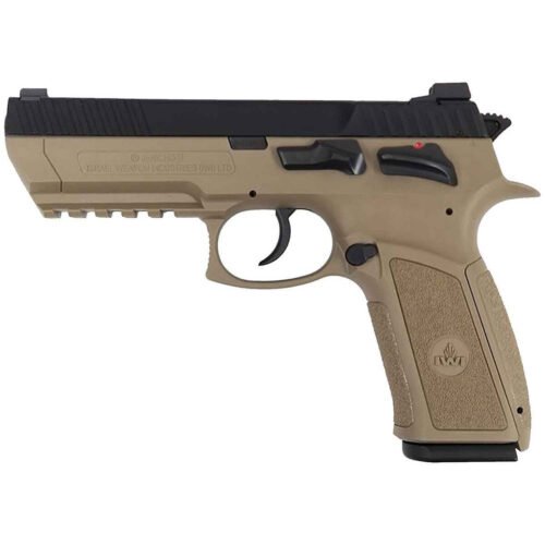 1205015_1.jpg IWI Jericho 941 Enhanced Polymer Side Pistol 9mm 4.4 in. FDE 17 rd.
