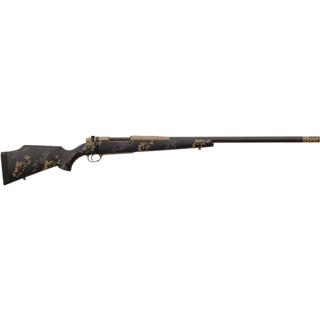 1205291_1.jpg Weatherby Mark V CarbonMark Rifle 6.5 WBY RPM 26 in. Grey and Tan with Brake RH