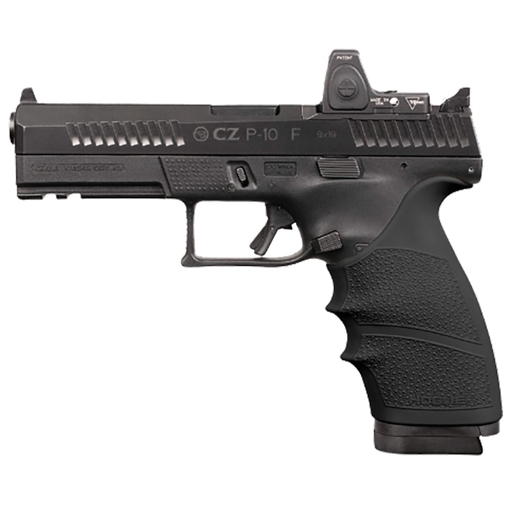 1206008_1 Hogue HandAll Beavertail Grip Sleeve Black CZ P-10 Full Size 9mm