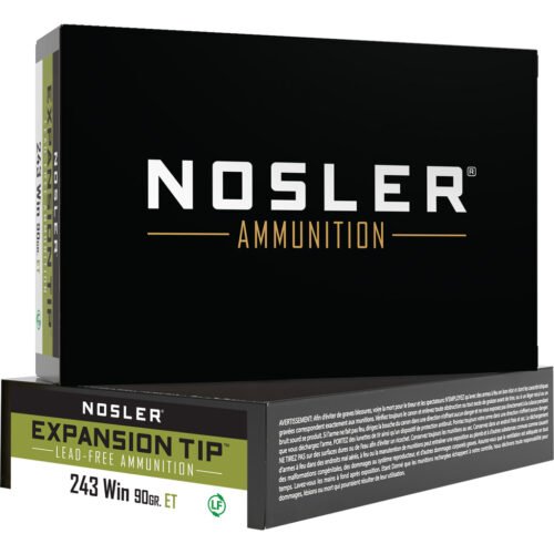 1206194_1.jpg Nosler Expansion Tip Rifle Ammunition 243 Win. 90 gr. ET SP 20 rd.