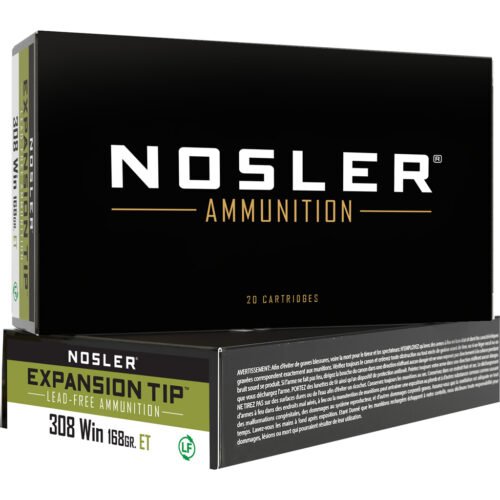 1206211_1.jpg Nosler Expansion Tip Rifle Ammunition 308 Win. 168 gr. ET SP 20 rd.