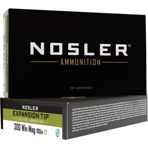 1206215_1.jpg Nosler Expansion Tip Rifle Ammunition 300 Win. Mag. 180 gr. ET SP 20 rd.