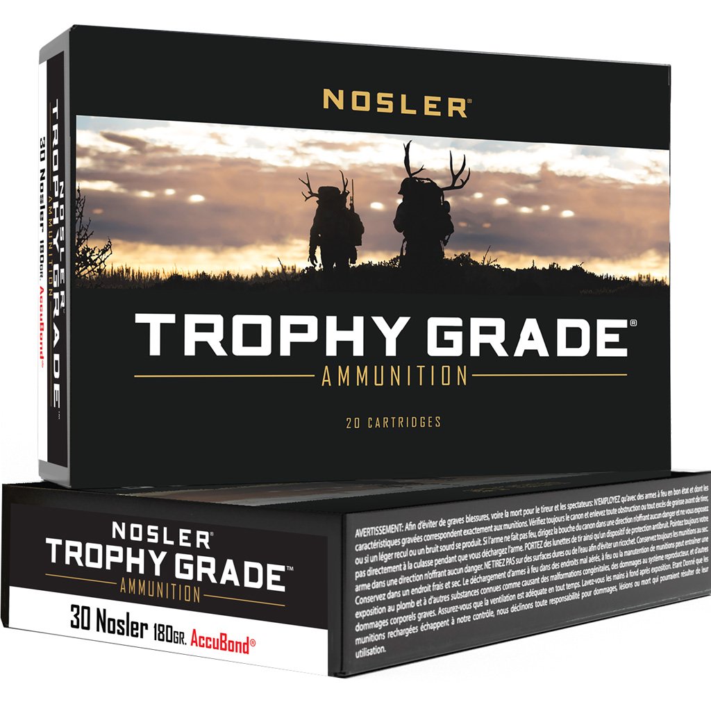 1206323_1.jpg Nosler Trophy Grade Rifle Ammunition 30 Nosler 180 gr. AB SP 20 rd.