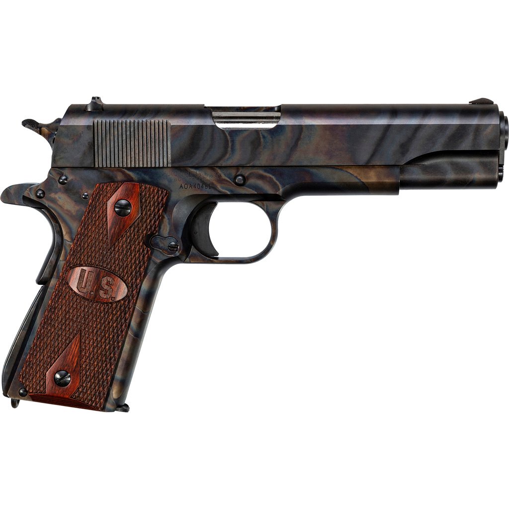 1208014_1.jpg Auto-Ordnance Case Hardened 1911 Pistol 45 ACP 5 in. Case Hardned 7 rd.
