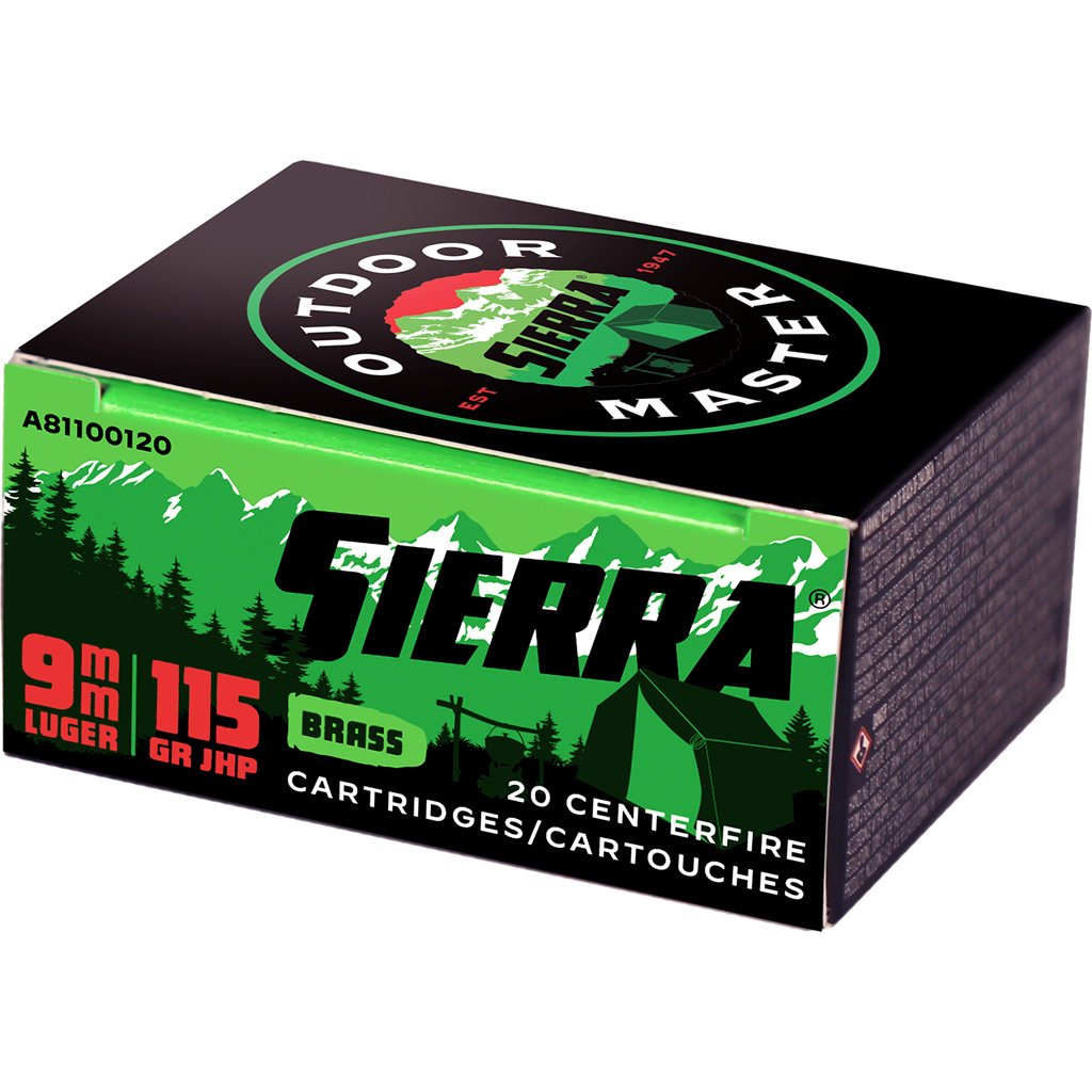 1208021_1.jpg Sierra Outdoor Master Handgun Ammo 9mm 115 gr. JHP 20 rd.