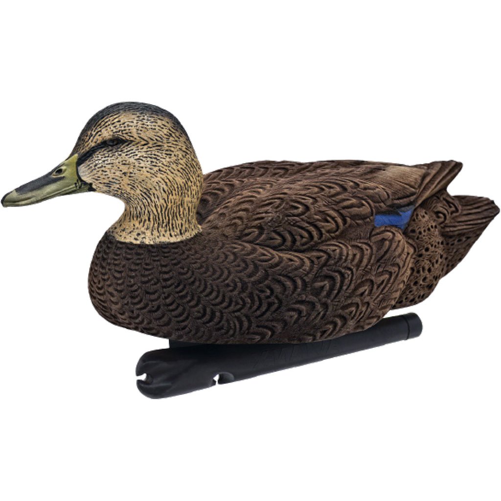 Avian X Top Flight Duck Decoys Flocked Black Duck 6 pk.