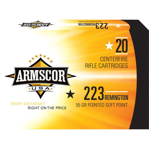 1208968_1.jpg Armscor Target Rifle Ammo 223 Rem. 55 gr. PSP 20 rd.