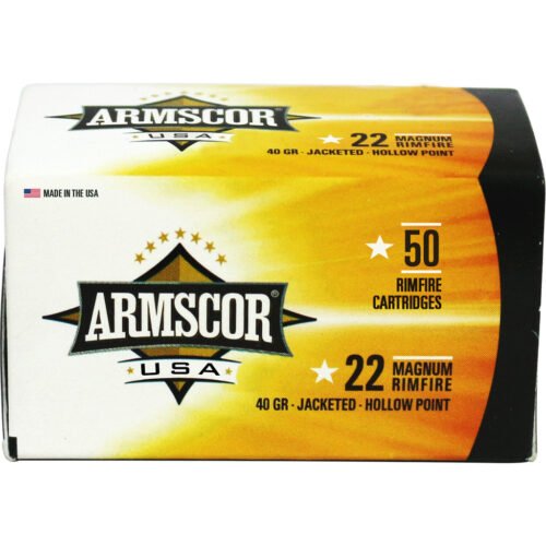 1208979_1.jpg Armscor Rimfire Ammo 22 WMR 40 gr. JHP 50 rd.