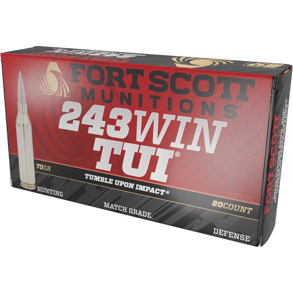 1209078_1.jpg Fort Scott Munitions Rifle Ammo 243 Win. 70 gr. TUI 20 rd.
