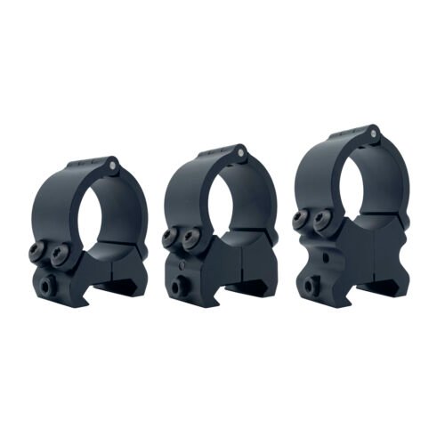 VersaRing Universal Scope Rings Black 1 in. Hinge