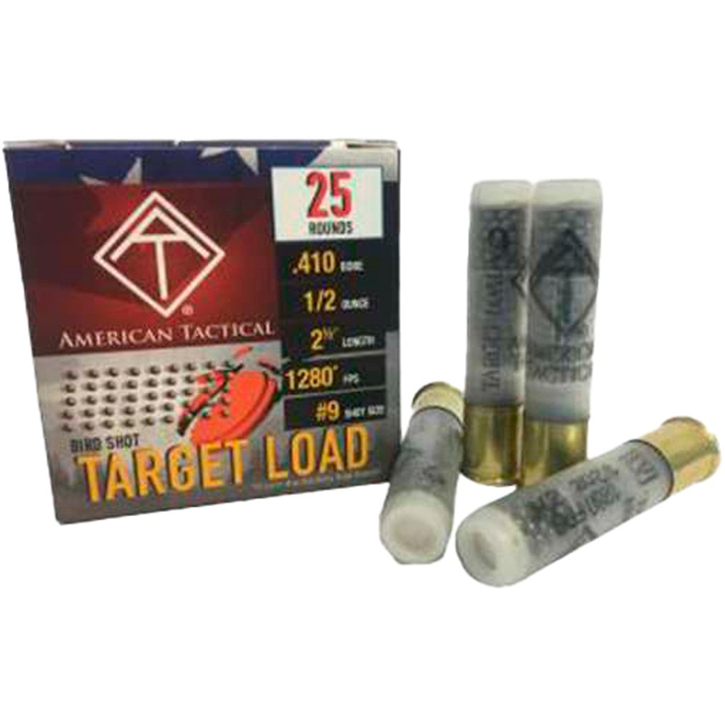 1210315_1.jpg ATI Target Shotgun Ammo 410 ga. 9 Shot 1/2 Oz. 25 rds
