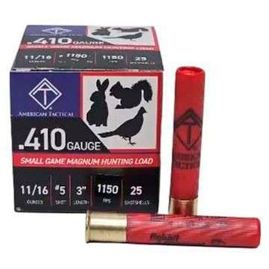 1210318_1.jpg ATI Hunting Shotgun Ammo 410 ga. 5 Shot 11/16 Oz. 25 rds