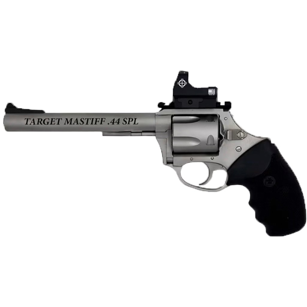 1210447_1.jpg Charter Arms Target Mastiff Revolver 44 Spl. 6 in Stainless 5 shot w/ Optic