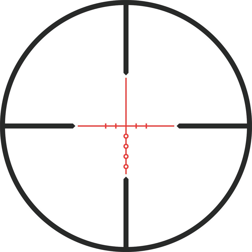 EoTech VuduX Rifle Scope 2-12x30mm SFP BD1 Black