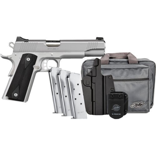 1210574_1.jpg Kimber Custom LW Pistol Bundle 45 ACP 5 in. Stainless Steel 8 rd. Holster 3 Mags