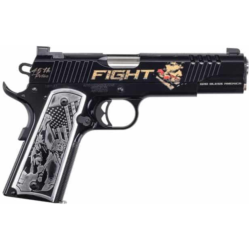 Auto-Ordnance Trump Fight 1911 Pistol 45 ACP 5 in. Black 7 rd.