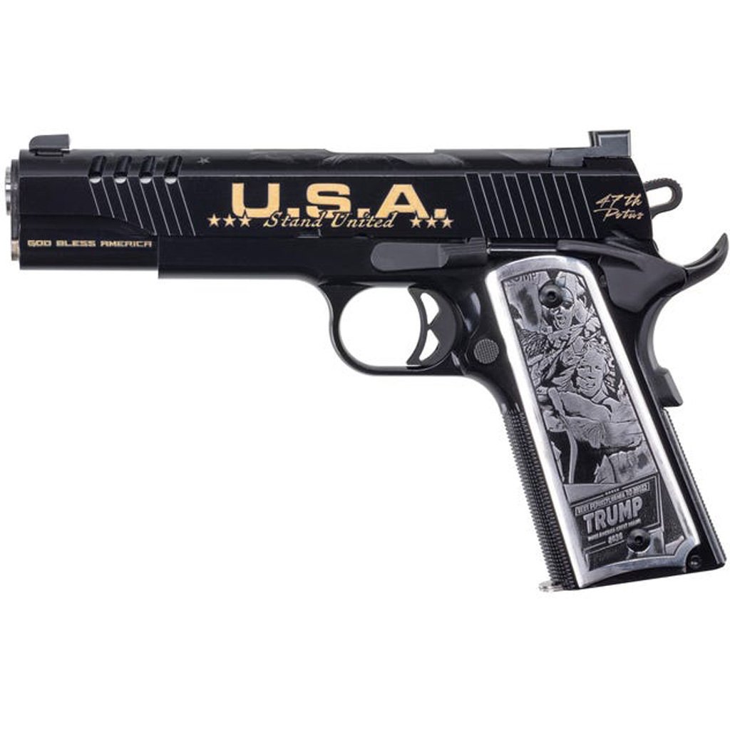 Auto-Ordnance Trump Fight 1911 Pistol 45 ACP 5 in. Black 7 rd.