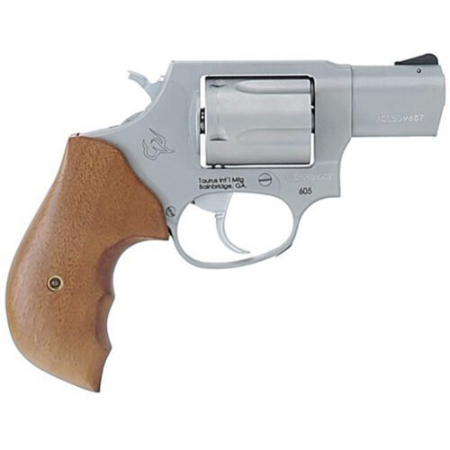 1211996_1.jpg Taurus M605 Revolver 357 Mag. Stainless/Turkish Walnut Grip 5 rd.