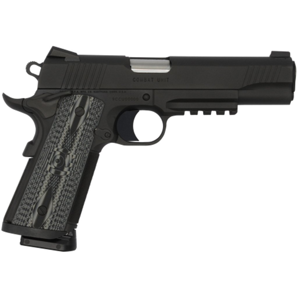 Colt 1911 CCU Rail Pistol 45 ACP 5 in. Matte Black DLC 8 rd.