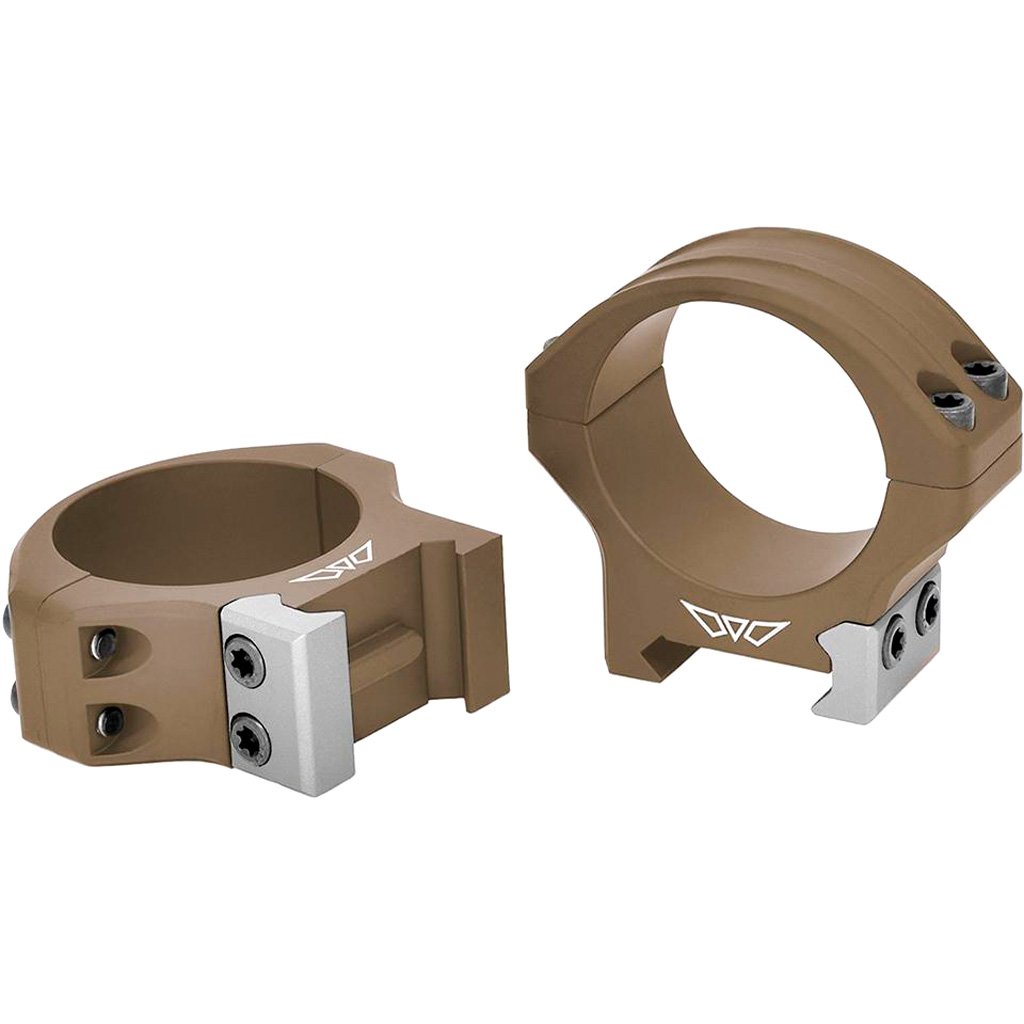 Warne Hyperlite Scope Rings Dark Earth 34mm Low