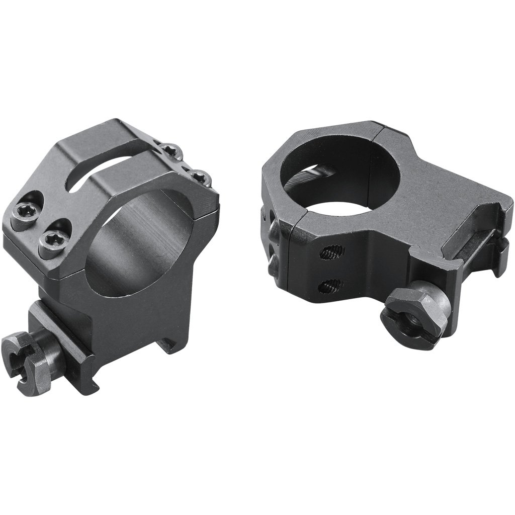 Weaver Classic 4Hole Skeleton Rings Matte Black 1" XXHigh Clamshell Pack