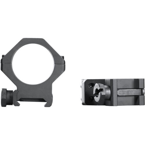 Weaver Tactical 4Hole Picatinny Ring Matte Black 30mm Low Clamshell Pack