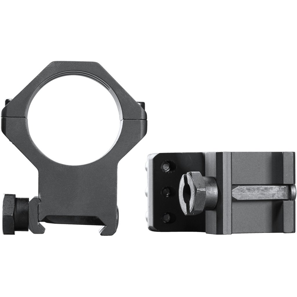 Weaver Tactical 6Hole Picatinny Ring Matte Black 30mm High Clamshell Pack