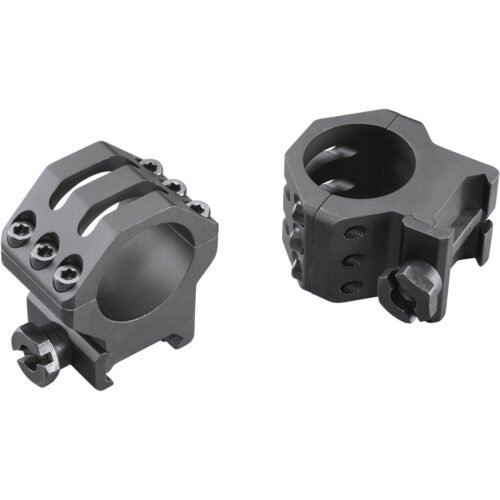 Weaver Tactical 6Hole Picatinny Ring Matte Black 1" High Clamshell Pack