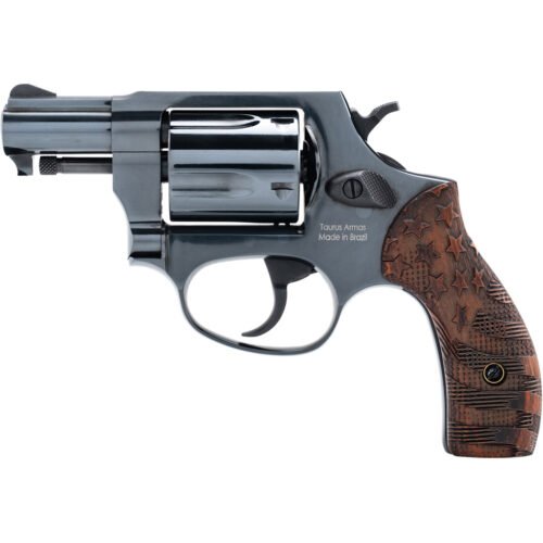 1213336_2.jpg Heritage Roscoe Revolver 38 Spl. 2" Black w/US Flag Wood Grip 5 rd.