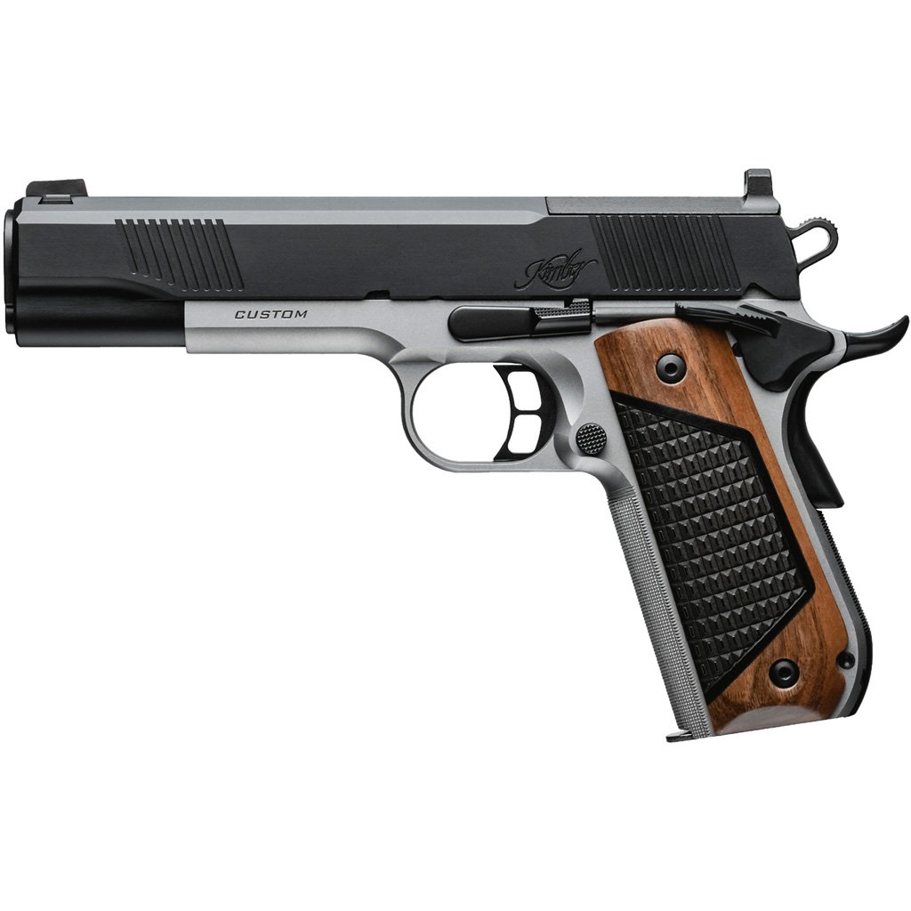 1213651_2 Kimber Custom Two-Tone Pistol 45 ACP 5 in. Black/Matte Stainless OR 7 rd.