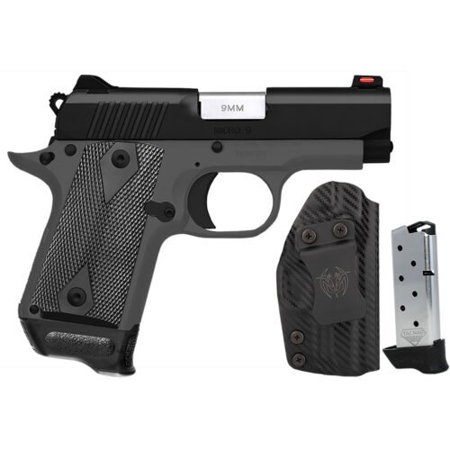 1213657_1.jpg Kimber Micro 9 RTC Bundle 9mm 3.15 Black/Gry w/UM Tac Holster & 2 Tac Mags