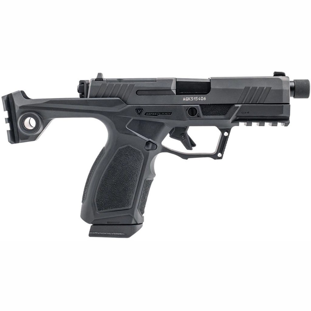 1213675_1.jpg Taurus GX4 TORO Strike Industries Pistol 9mm 3.7 in. BLK w/Strike Chassis Threaded 15rd