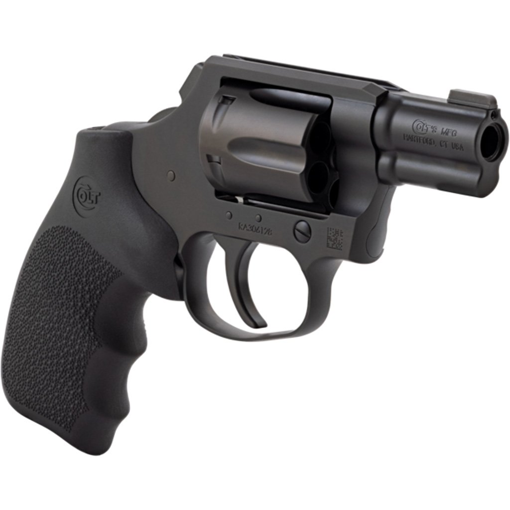 Colt Night Cobra Revolver 38 SPL 2 in. Black DLC w/Hogue Grip 6 rd.