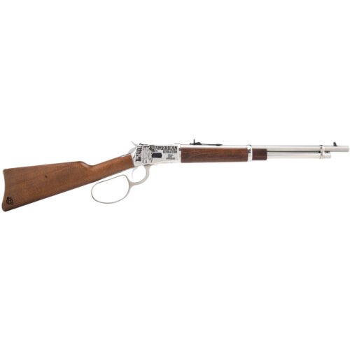 1214027_1 Heritage R92 American Revolution Rifle 45 Colt 18 in. Polished Stainless/Engraved 8 rd