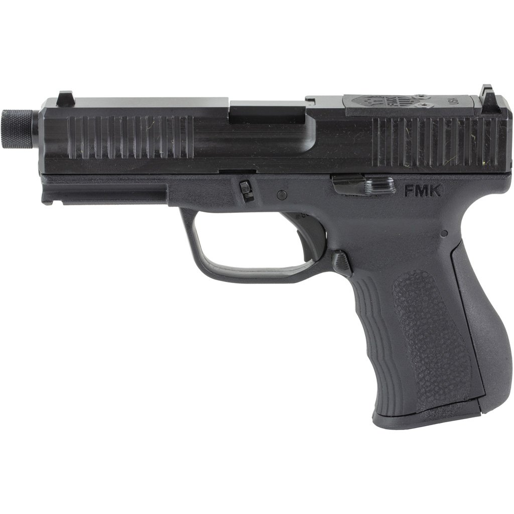 FMK G3 Threaded Barrel Pistol 9mm 4.5 in. Black w/ Glock Comp Sights 14 rd.
