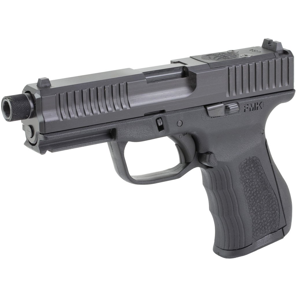 FMK G3 Threaded Barrel Pistol 9mm 4.5 in. Black w/ Glock Comp Sights 14 rd.