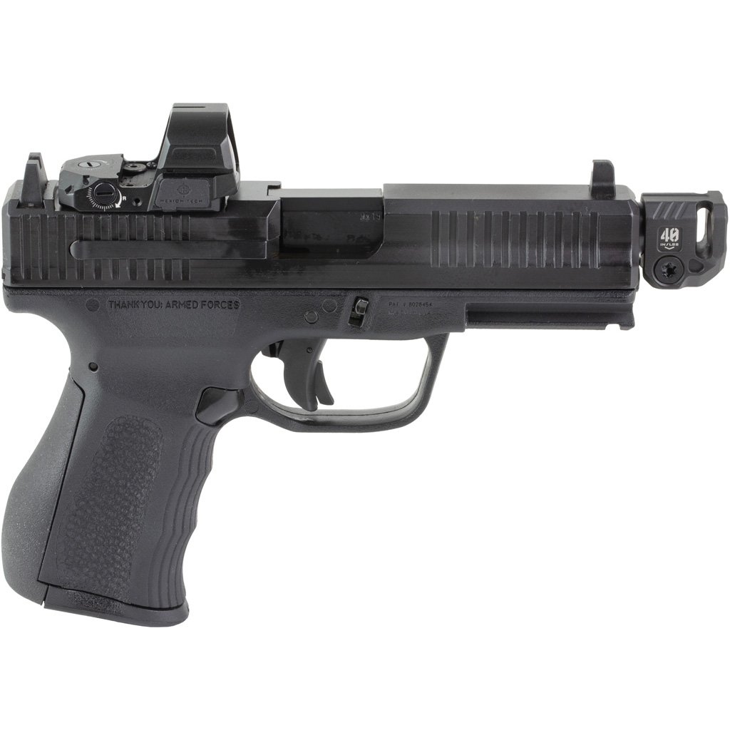 FMK G3 Strike Threaded Barrel Pistol 9mm 4.5 in BLK w/Comp, Red Dot, Sup Sight 14/17rd