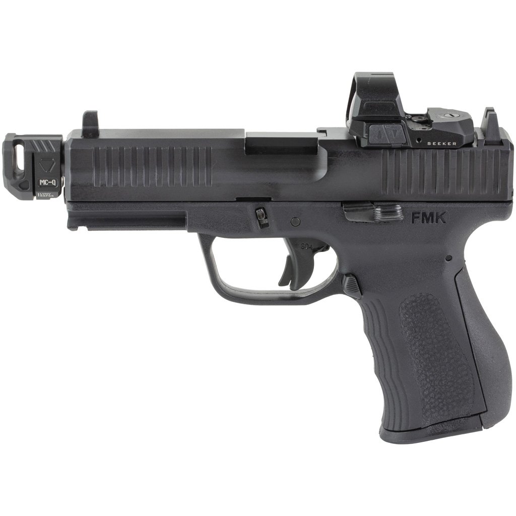 FMK G3 Strike Threaded Barrel Pistol 9mm 4.5 in BLK w/Comp, Red Dot, Sup Sight 14/17rd